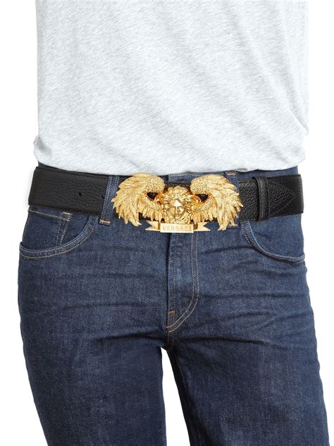 versace belt with wings|Versace belt for men.